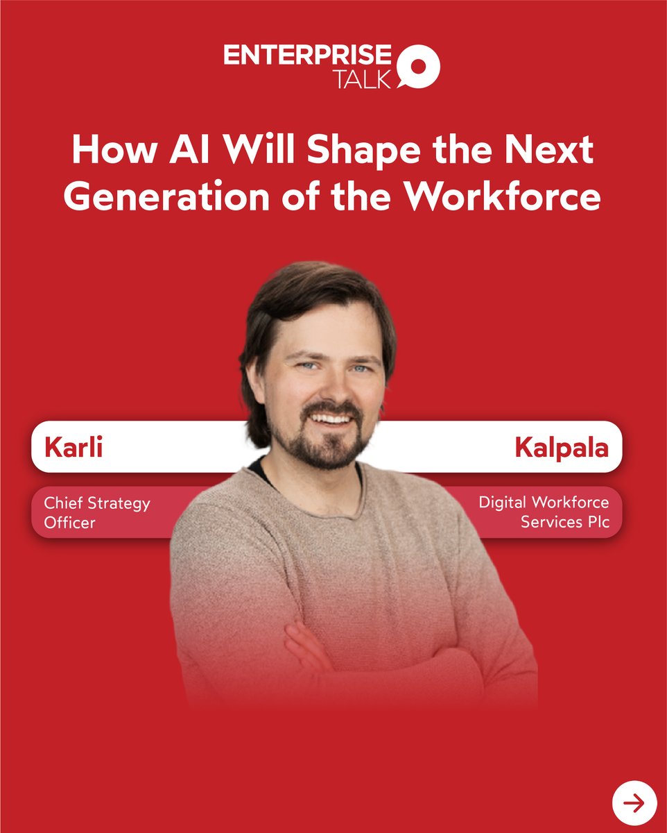Enterprise_Talk's tweet photo. What if your next hire isn't a person, but an AI agent?
Karli Kalpalat of Digital Workforce Services Plc, explores how AI agents are reshaping and how to lead human-AI teams and maintain accountability as automation grows.
Read here: https://t.co/3GLsHwUrb5
#EnterpriseTalk https://t.co/eXFJo0NR7L