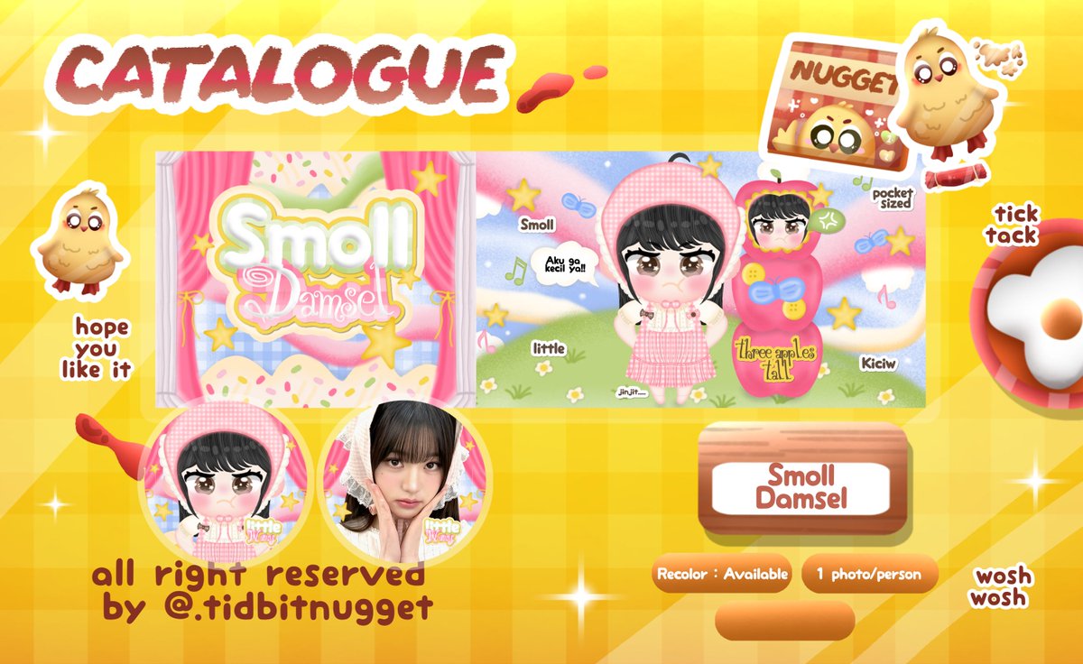 tidbitnugget's tweet photo. ㅤㅤ❦ ⓵⃛ ㅤGIVEAWAY ALERT! Help repost ya! 

Dalam rangka kak Mauvy mau melanjutkan pendidikannya,  ada 2 FREE SLOT LAYOUT CHIBI BY REQ sponsored by kakak baik hati @linguisstik nih! yuk ikutan! 

Don’t forget to check the rules down below ya!

#zonauang https://t.co/PdtQIHTt43