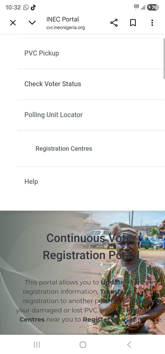 jpattueyi's tweet photo. How to check your polling unit to ensure it has not been moved. 

1. Visit https://t.co/yzkdZOT4yZ

2. Click on Check Voters Status 

3. Input your state, LG, names and Date of birth. 

4. Find your information https://t.co/6DIZNE3IIH