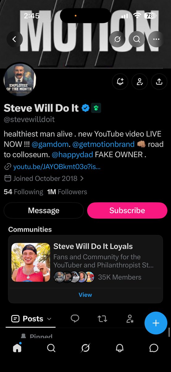 RordonGamsey7's tweet photo. @stevewilldoit Done, thank you bro, this would really get me out of a tough spot. https://t.co/C3XvFZ2Ag9
