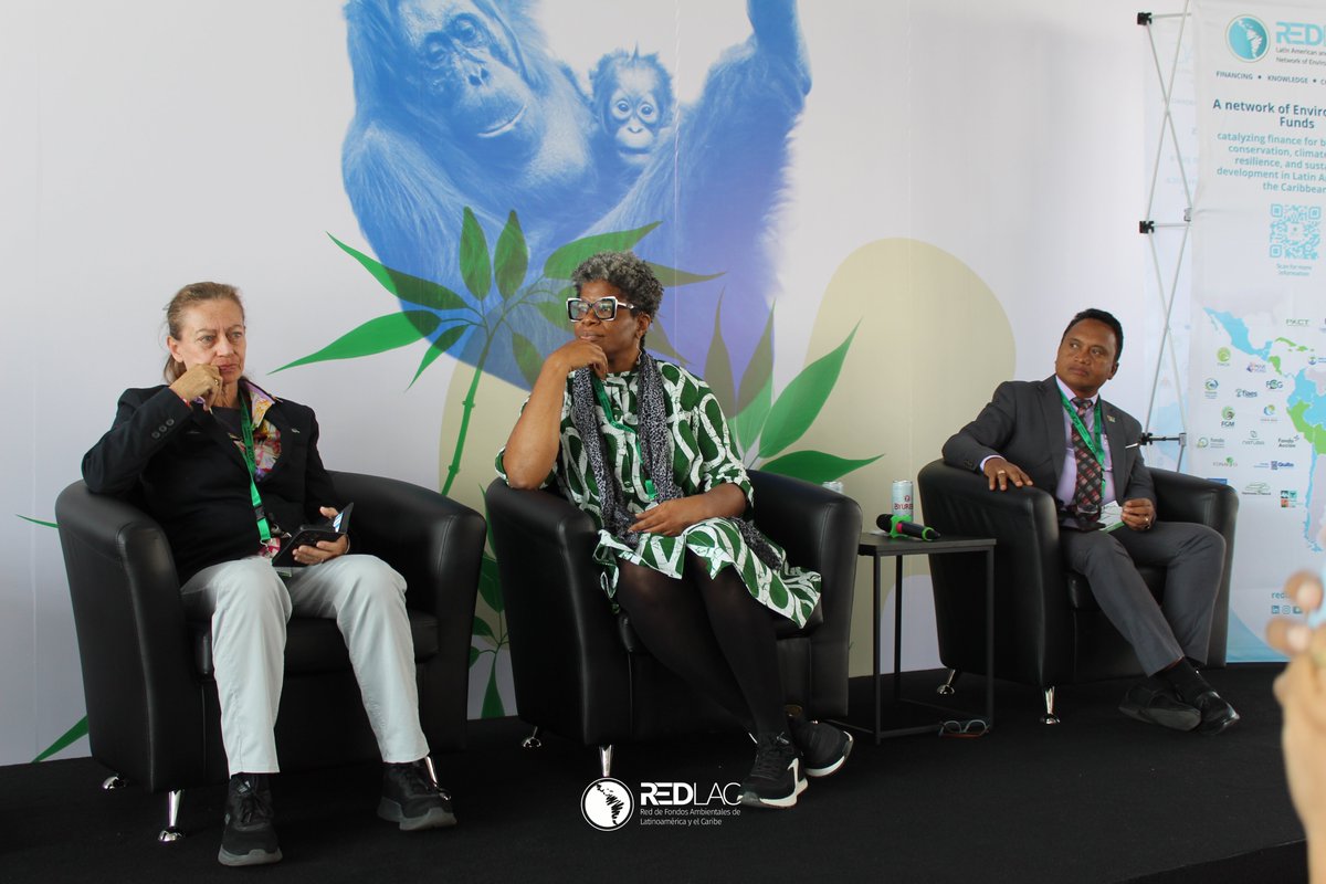 RedLAC1's tweet photo. 🌿 At #COP17, Ulrike Krauss, Hariliva Rasoanarivo, Thérèse Tarde and Karen McDonald Gayle explored how community leadership, sustainable financing and local solutions strengthen climate resilience across the Caribbean and Madagascar. @caribbiofund 

#RedLAC #EnvironmentalFunds https://t.co/Cvp6CsmwWo