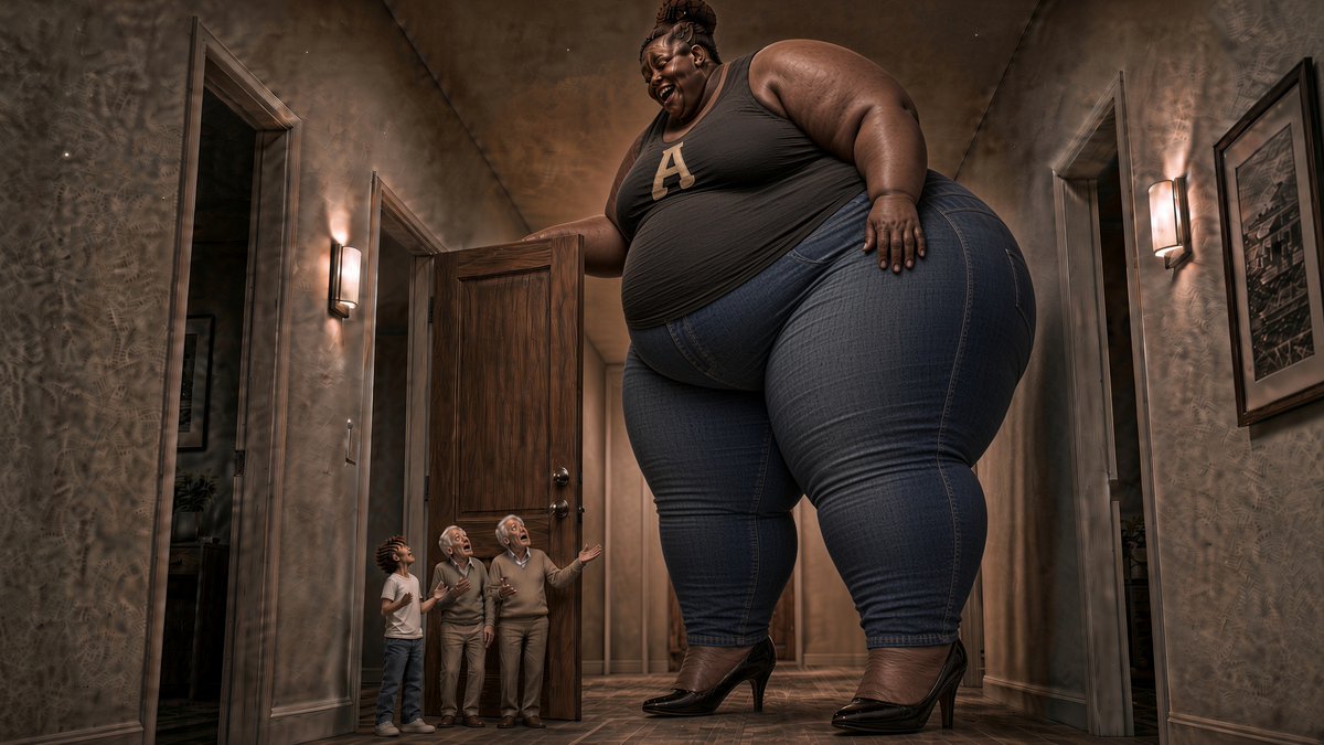 johnjay2002's tweet photo. #giantess #ssbbw #blackgiantess

Write the story line… https://t.co/s9PWV91nIy