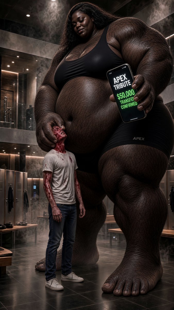 johnjay2002's tweet photo. #giantess #ssbbw #blackgiantess

Write the story line… https://t.co/s9PWV91nIy