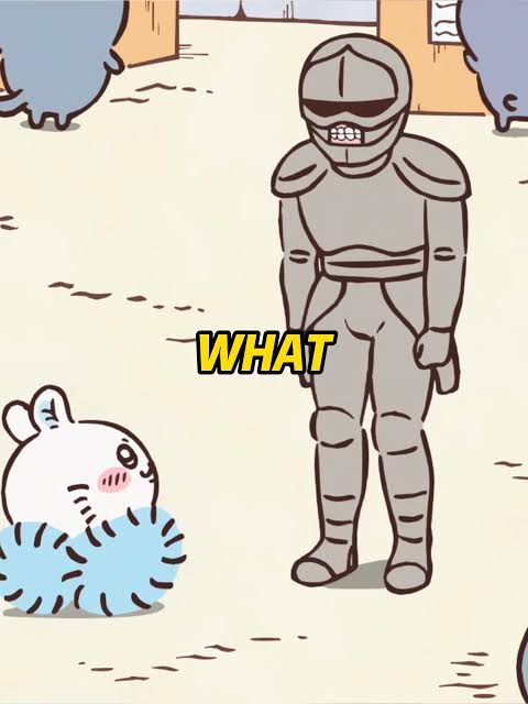 fungerman1145's tweet photo. is there a reason for chiikawa universe having 500 armored chatterers https://t.co/ZwEyfuHv6G
