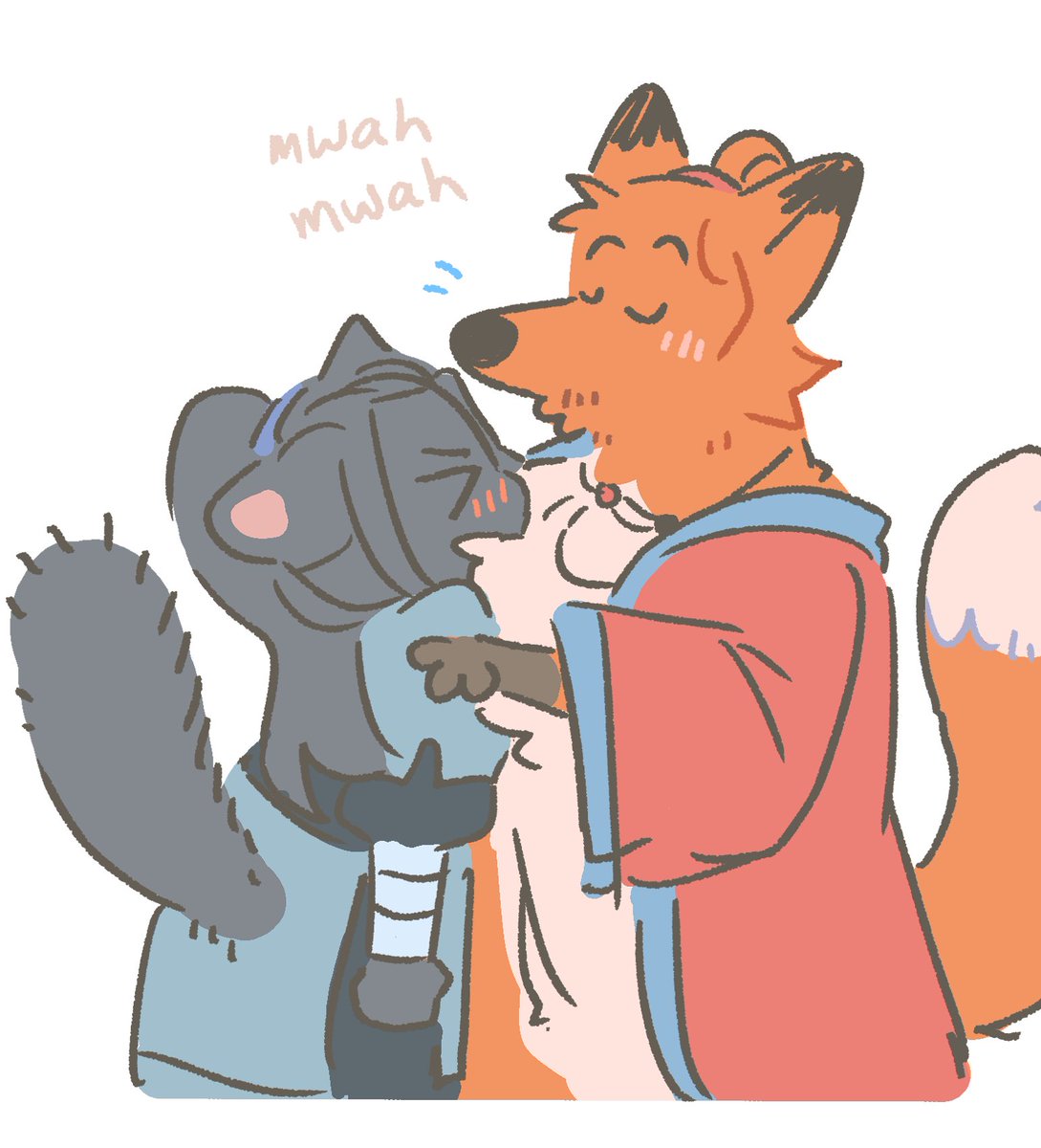 NEOBATSUIT's tweet photo. made a bunch of very silly binquan doodles lol

we all know i love kitty ldb and fox zlq hehe 
[ #八仙 #宾权 ] 🧊🧊🧊⭕️ https://t.co/s9miaD4BoK