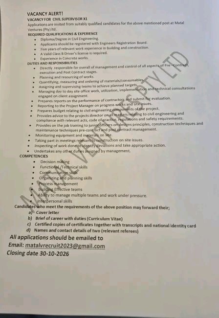 NthabelengDlam5's tweet photo. Vacancy Alert!! https://t.co/dyvq0ncecs