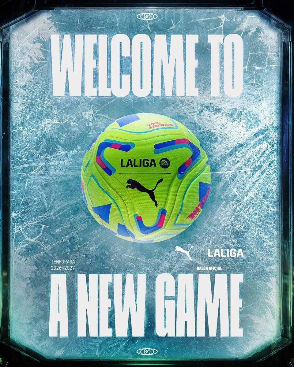 popular006's tweet photo. ⚡Junto a _PUMA_ , presentamos _PUMA LALIGA STELLAR NITRO™_ , el nuevo balón oficial de invierno 2026/27.

⚽ Alta visibilidad con poca luz y climatología adversa.

📅 Se utilizará desde la J11 de _LALIGA EA SPORTS_ y la J12 de _LALIGA HYPERMOTION_ .
#LaLiga https://t.co/phT95HtzQ7