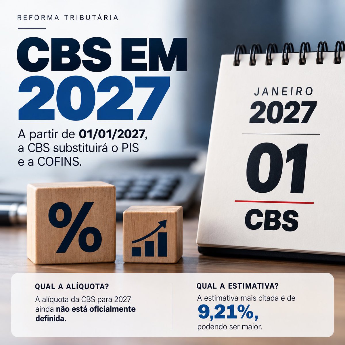 dinizemerson's tweet photo. 📢 CBS EM 2027: SUA EMPRESA ESTÁ PREPARADA PARA O QUE VEM POR AÍ?

Imagine descobrir que aquele fornecedor com quem você negocia há anos já não oferece a mesma vantagem tributária de um concorrente. O preço pode até ser menor, mas será que a compra continuará sendo vantajosa?

A partir de 01/01/2027, a CBS substituirá o PIS e a COFINS. A alíquota definitiva ainda não foi fixada, mas uma das estimativas de referência é de 9,21%, com projeções superiores.

💰 E onde está a grande mudança?

No regime regular, as empresas poderão aproveitar créditos de CBS sobre aquisições permitidas pela legislação, reduzindo o imposto a recolher.

⚠️ E os fornecedores do Simples Nacional?

Eles continuarão gerando créditos para seus clientes, mas, quando recolherem CBS dentro do Simples, o crédito ficará limitado à parcela desse tributo devida naquele regime.

Na prática, isso poderá influenciar preços, contratos e até a escolha de fornecedores. Pequenas empresas que vendem para grandes compradores precisarão ficar especialmente atentas.

Não significa que todos pagarão mais impostos. Significa que a carga tributária e os créditos disponíveis terão um peso importante nas decisões comerciais.

🤔 E você, já parou para pensar se os seus fornecedores continuarão competitivos em 2027?

A Reforma Tributária não vai mudar apenas a forma de calcular impostos. Também poderá mudar a maneira como empresas compram, vendem e negociam.

Base legal: LC 214/2025.

#ReformaTributária #CBS #SimplesNacional