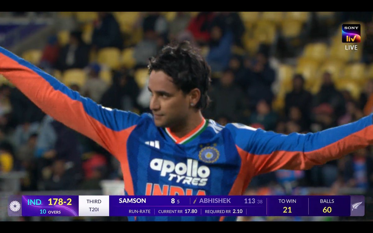 CricCrazyJohns's tweet photo. WELLINGTON STANDING TALL FOR THE GREATNESS OF ABHISHEK SHARMA 🥹🧡 https://t.co/LxvR4f8AQj