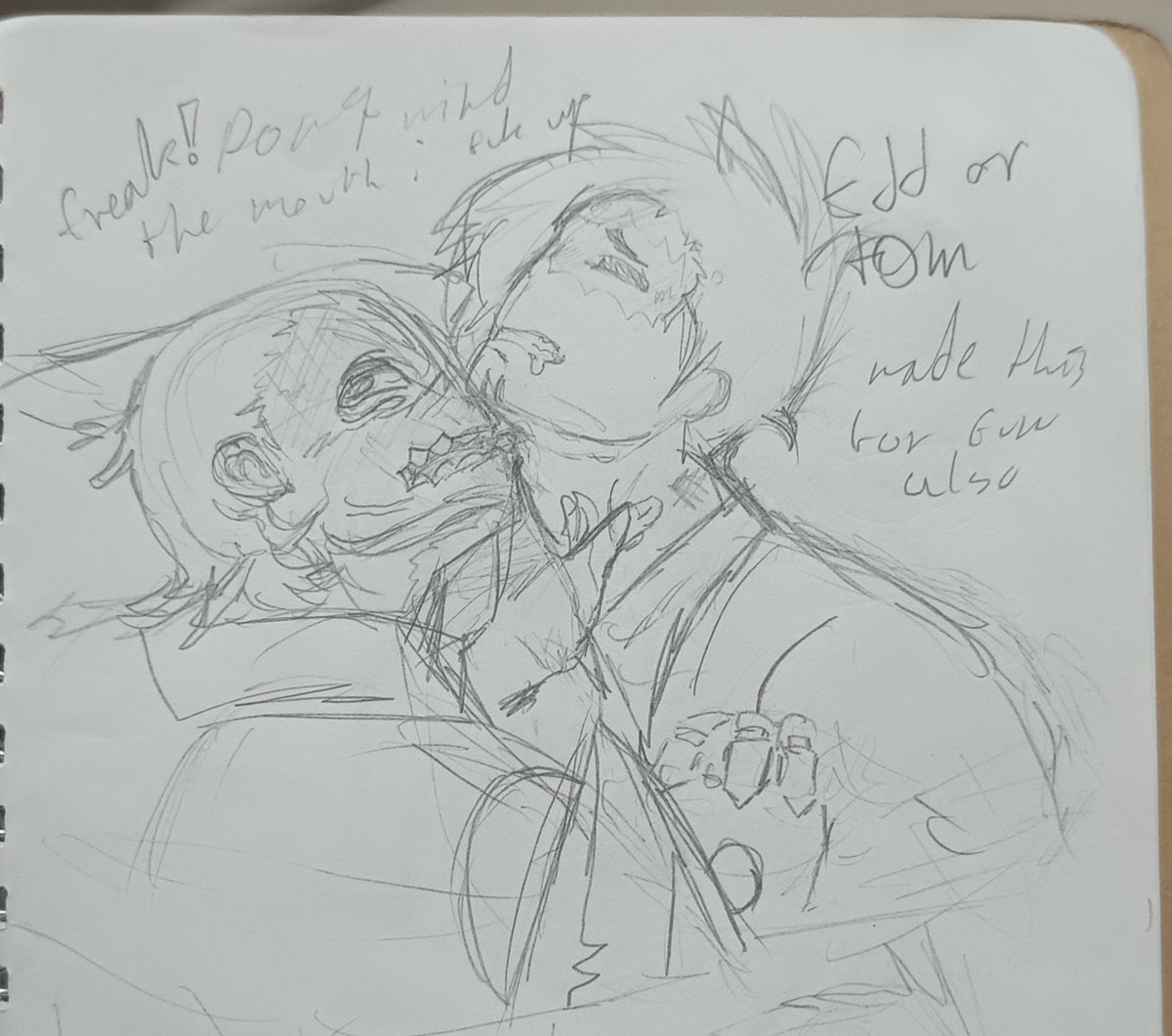 abbyth3art1st's tweet photo. This was just for fun so it might be not proportionally right #sinsworld 
#tordtom and also monster tom was a pain in the ass https://t.co/luhw36J5ai