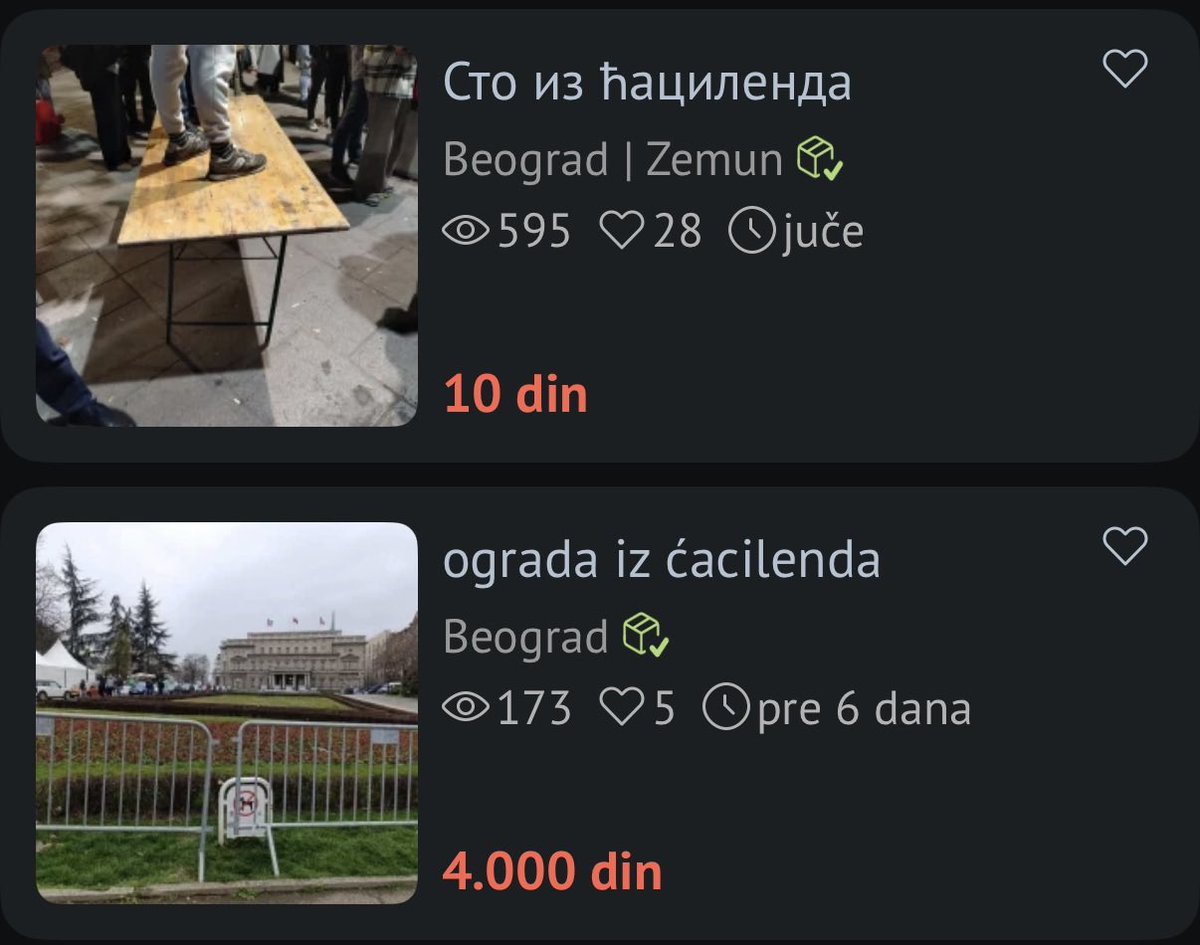 vanjagator's tweet photo. dobra ponuda iskr https://t.co/X6ItTJscui