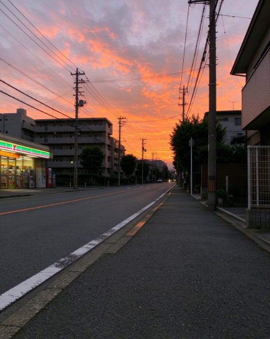 Hercules1ss's tweet photo. 仕事から帰る途中、空がオレンジ色に染まってた。
夕暮れを見ながら歩くと、ちょっと気持ちが和らぐ。
家に着いたら早く晩ご飯の支度しよう。
#夕暮れの時間 https://t.co/SLE91ruvDQ