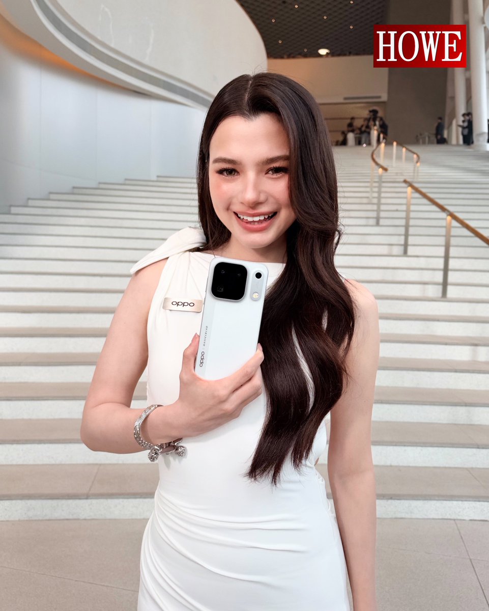 howemagazine_th's tweet photo. สวยสะกด “เบ็คกี้–รีเบคก้า” #beckysangels ที่งาน OPPO Find X10 Series Launch Event | True to Life, True to the Moment พร้อมสัมผัสสมาร์ตโฟนแฟลกชิปรุ่นล่าสุด OPPO Find X10 Series 

#OPPOFindX10SeriesTH
#กล้องHasselbladสีสันสมจริง
#กล้องHasselblad200MPชัดทุกระยะ
#HOWEMAGAZINE https://t.co/59nK8SySzD