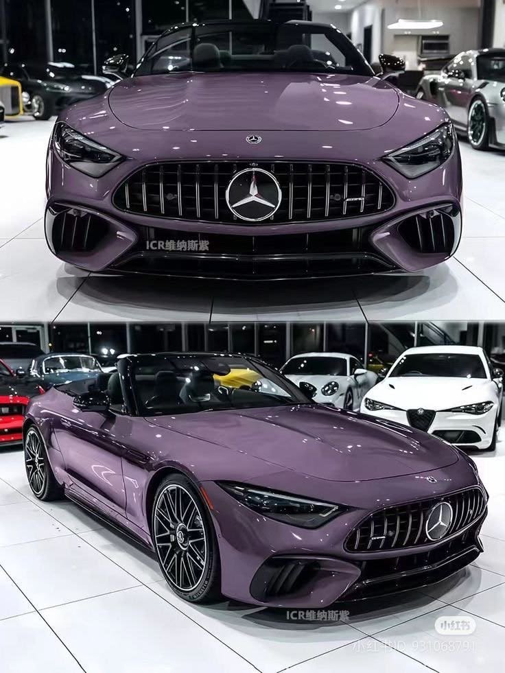 OctaneRaw's tweet photo. Pure elegance in metallic lilac. 💜

Top up or top down, this Mercedes-AMG SL is an absolute showstopper. Rate this spec 1–10. https://t.co/xrVZf0Pogz