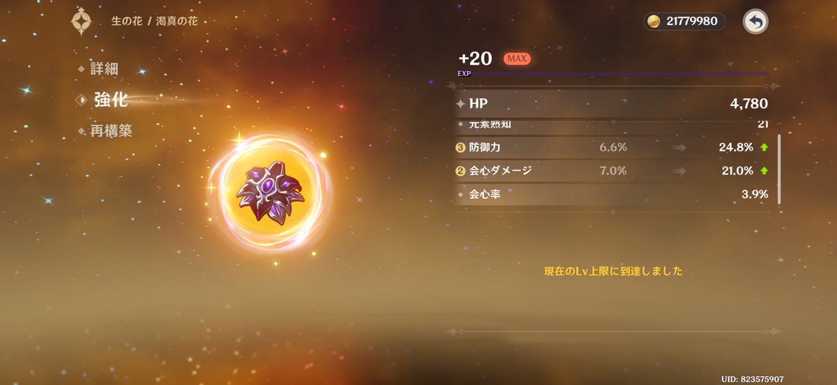 cevzb's tweet photo. たまった聖遺物で廻聖回してたら久しぶりに更新できたから記念に https://t.co/wktSkQbIC8