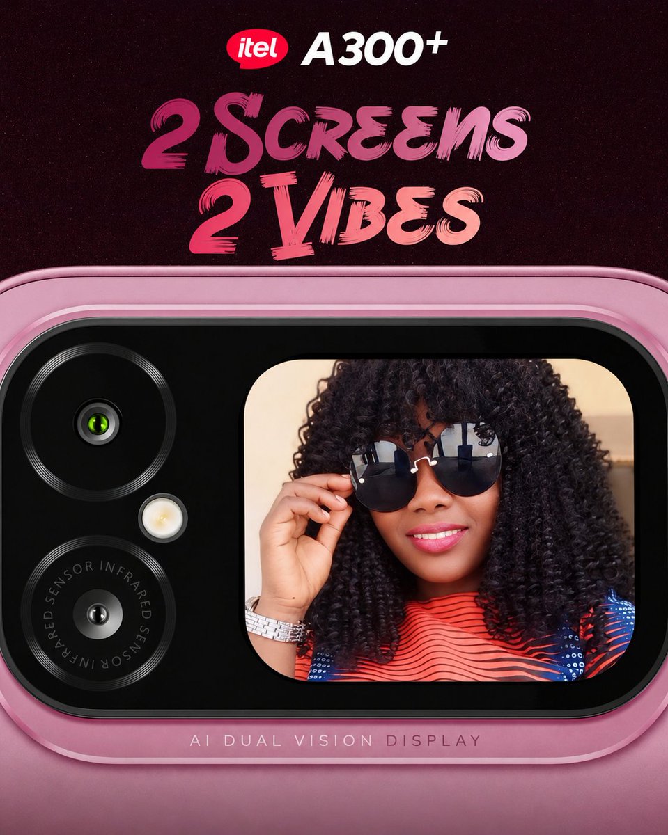 SheZee0's tweet photo. @itelNigeria #2screens2vibes #itelA300Plus
Work Mode = Focus Outside Mode = Flex https://t.co/t3M0ngbXQ7
