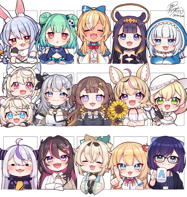 kabuayako's tweet photo. ひたすら皆の推し描いてたの懐かしい https://t.co/VqnZe3WJ14