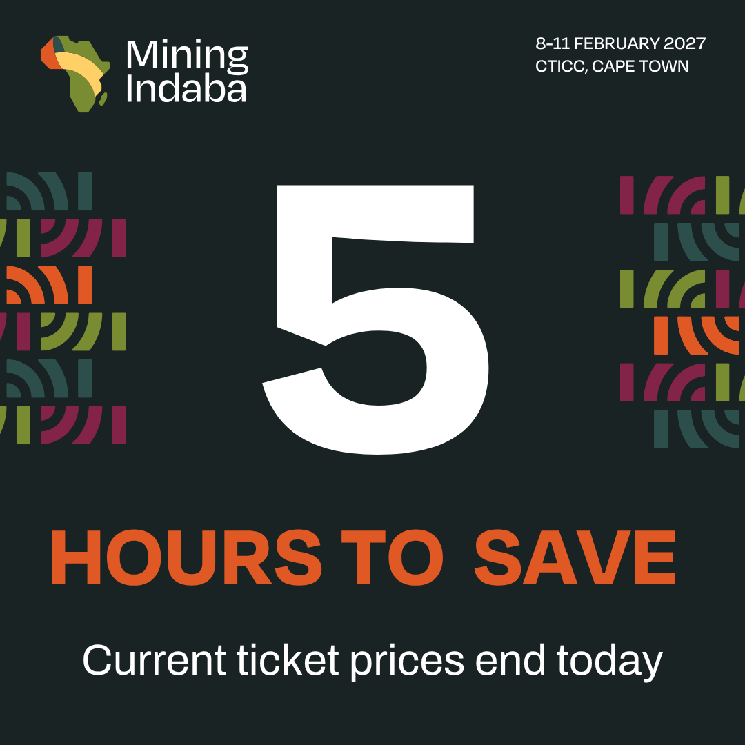MiningIndaba's tweet photo. ⚠️ 5 hours to go.

The current price for Mining Indaba 2027 passes expires at 5PM SAST today. Lock in your ticket now before prices rise.

Register today: https://t.co/LpRqrkvbMk https://t.co/nXaKlY0fjG