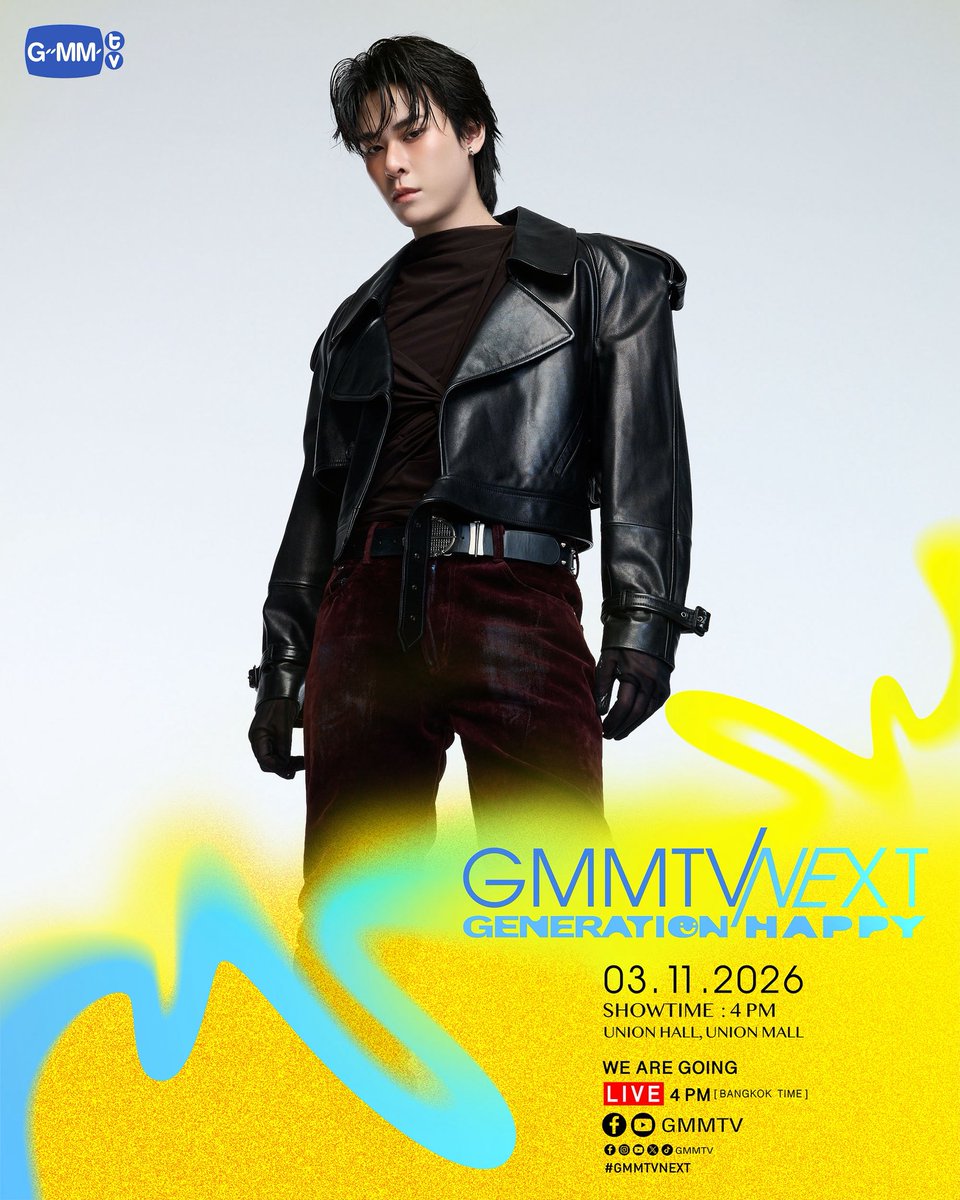 jackiejackrin's tweet photo. GMMTVNEXT : GENERATION HAPPY
#GMMTVNEXT https://t.co/D1uYKhd6HX