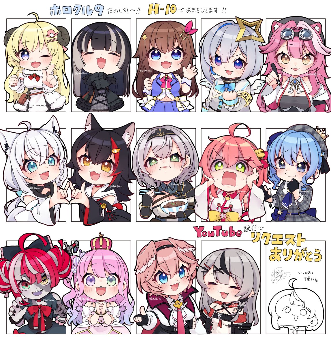 kabuayako's tweet photo. ひたすら皆の推し描いてたの懐かしい https://t.co/VqnZe3WJ14