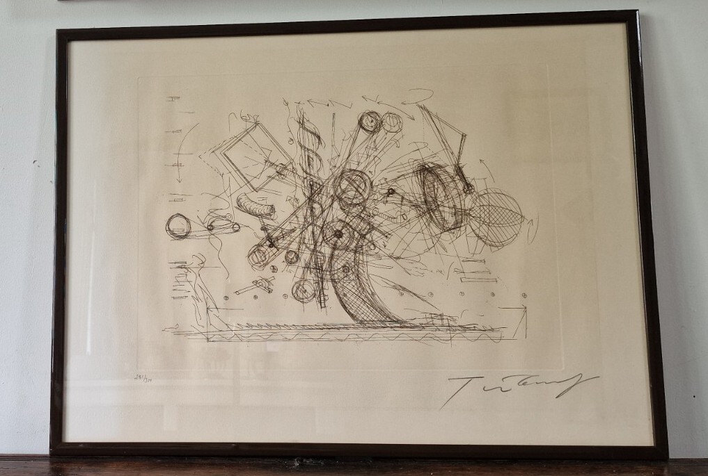 Berth_Antiques's tweet photo. Sale on now! Rare Jean Tinguely signed limited edition print, Chaos I, 1972, £2,885.99. Extra 5% off with code BERTHHALLOW26 until 14 Nov. Want help valuing your item? Message me. https://t.co/uHK5BwHF16 #JeanTinguely #ModernArt https://t.co/6SoKbYk8qA