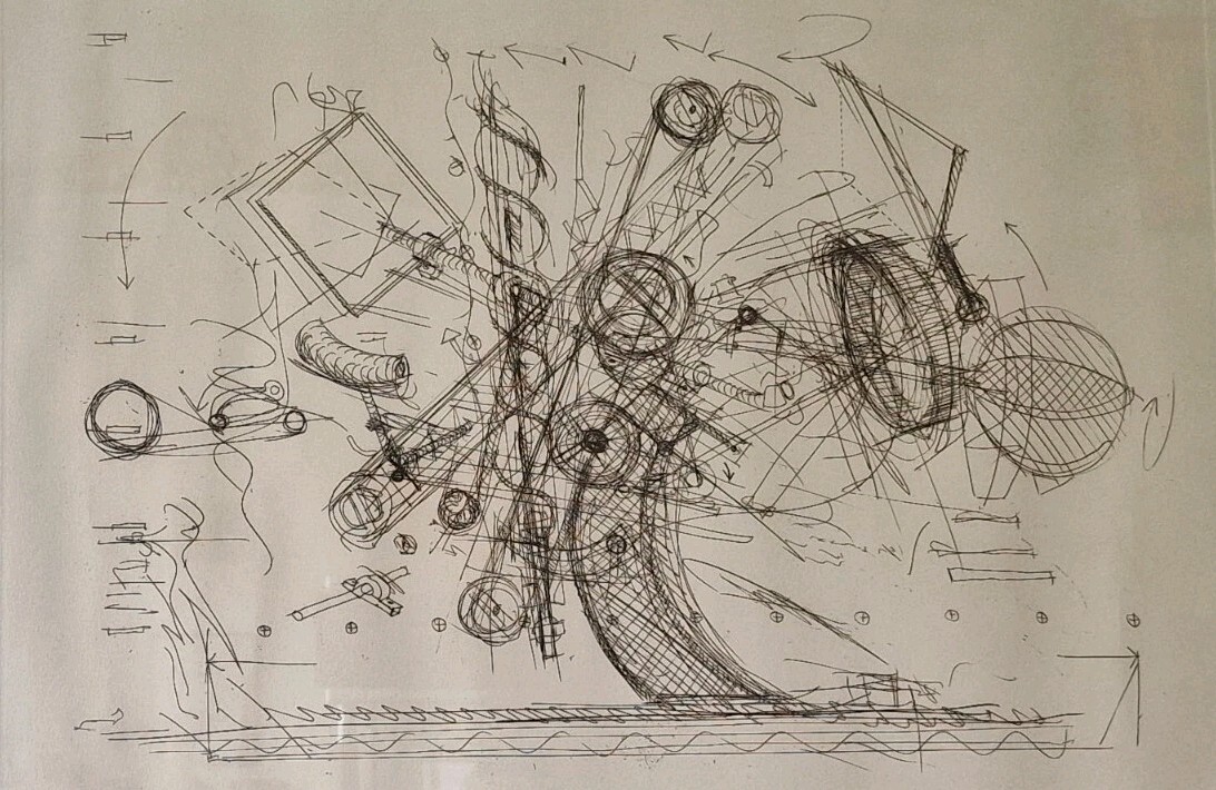 Berth_Antiques's tweet photo. Sale on now! Rare Jean Tinguely signed limited edition print, Chaos I, 1972, £2,885.99. Extra 5% off with code BERTHHALLOW26 until 14 Nov. Want help valuing your item? Message me. https://t.co/uHK5BwHF16 #JeanTinguely #ModernArt https://t.co/6SoKbYk8qA