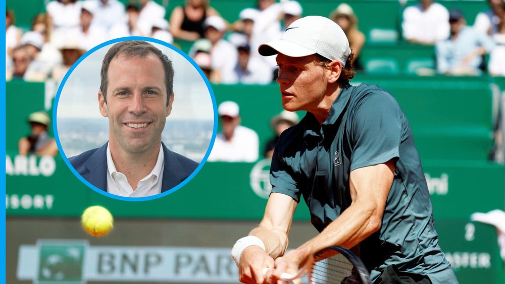 predictionist_'s tweet photo. "You tell me Sinner's going to forget how to hit a tennis ball?"

That's Greg Rusedski on Jannik Sinner, who hasn't played since the Wimbledon final in July. Rusedski still has him winning the 2027 Australian Open. https://t.co/qCFJl0MGTj