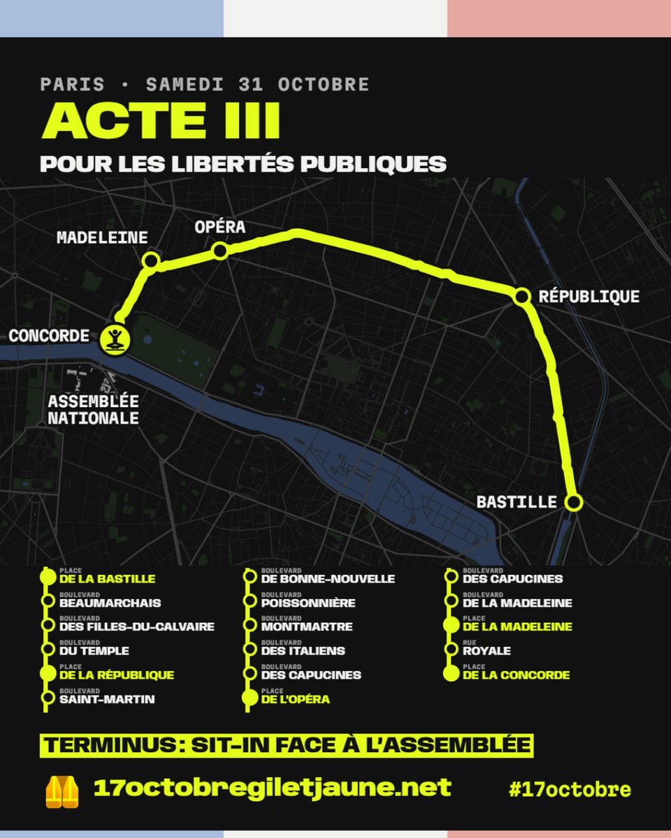 seb_citoyen's tweet photo. Interdiction de manifester ou non, tous déguisés le 31 octobre : pour l’Acte III, direction l’Assemblée nationale ! 🎃

➡️ https://t.co/15dia7y7Yf

#31octobre #Acte3 #ActeIII https://t.co/nZ26gG5Fn4