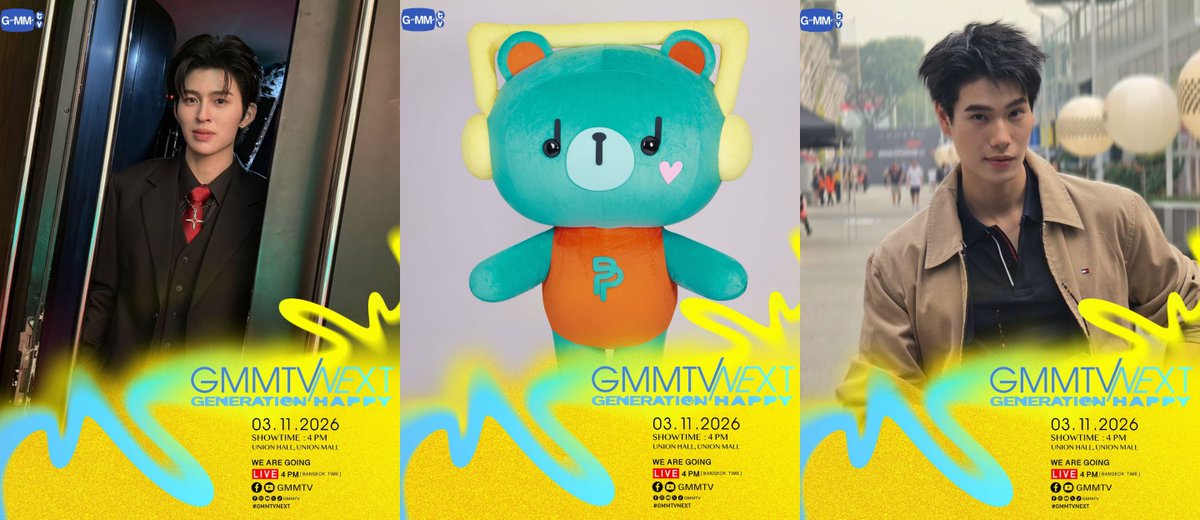 doublepjourney_'s tweet photo. GMMTVNEXT : GENERATION HAPPY

ครอบครัวตัว P พร้อมค้าบ
รอติดตามผลงานเลยย
🧡🤍🐻🐼🎧😚🤟🏻

#GMMTVNEXT
#PERMPOON
#ปอนด์ภูวินทร์ #PondPhuwin https://t.co/TO2me5ELNd