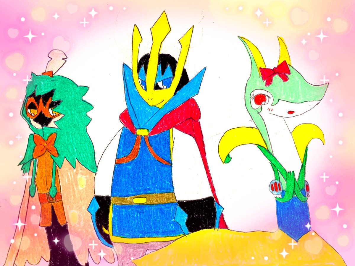 moon_cherry0309's tweet photo. だいぶ前に描いた白雪姫パロ🍎
結構前に描いたから今と絵柄違ってちょっと恥ずかしい…(⌒-⌒; )
白雪姫…ジャローダ
王子…エンペルト
7人の小人達…イッカネズミ
狩人…ジュナイパー
女王…ブリムオン
#ポケモンイラスト https://t.co/wx68tvQA4F