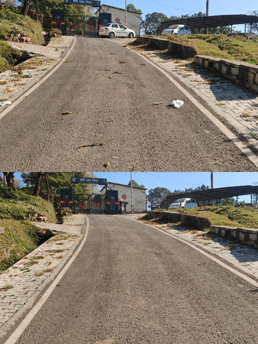 CDagshai's tweet photo. Cleanliness drive Near Dining Hall Army Public School, Dagshai Cantt. under Special Campaign 6.
#SpecialCampaign6 #SHS2026 #SwachhataHiSeva2026
@PMOIndia
@DARPG_GoI
@SpokespersonMoD
@RakshaSampada
@pdde_wc https://t.co/ORyxoG8Ij7