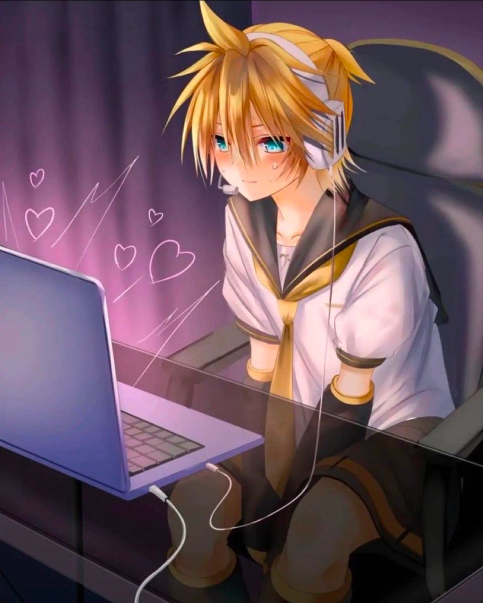 DereDere_Ofc's tweet photo. Kagamine Len watching porn https://t.co/VycRm15aJa
