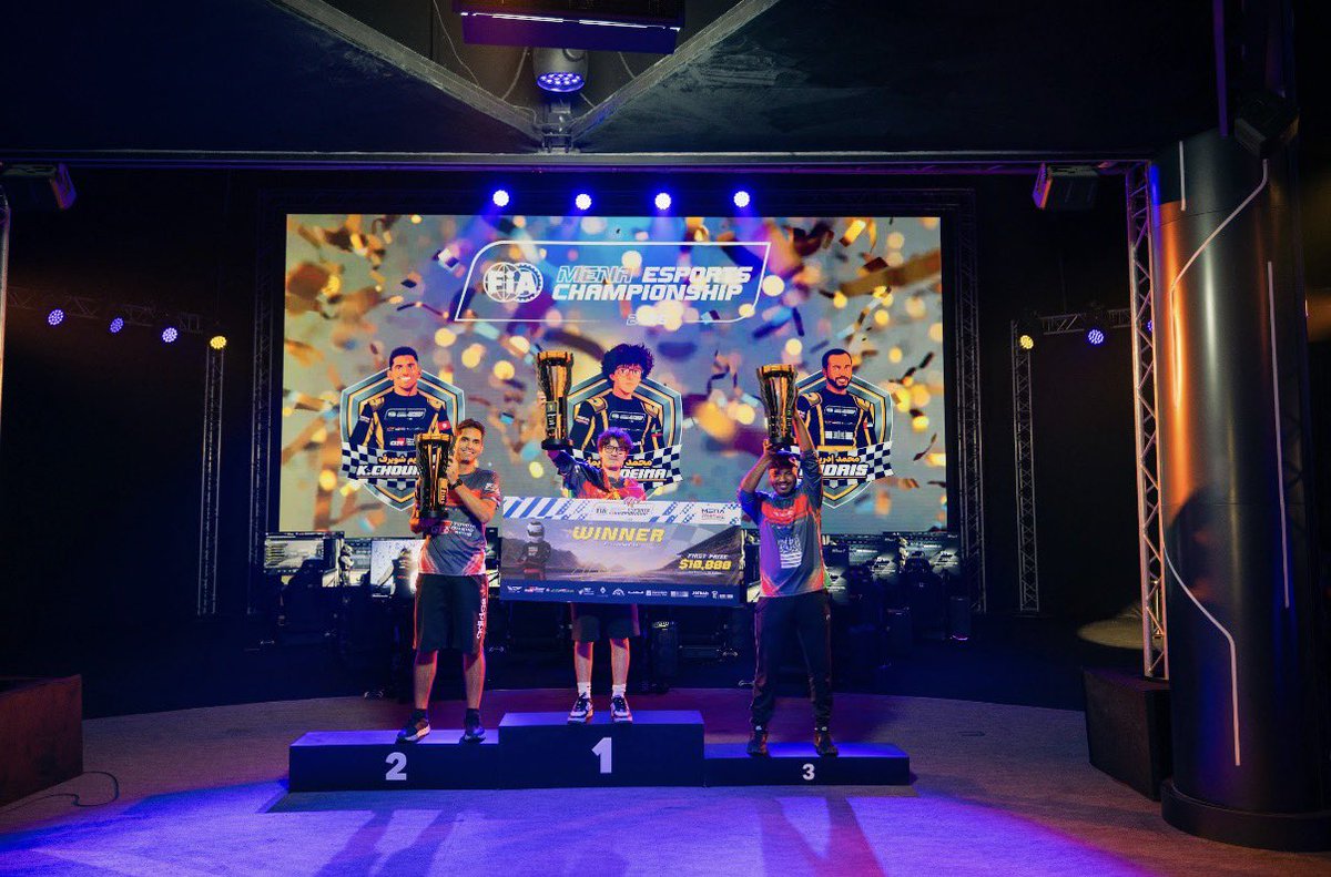 Mohamed30__'s tweet photo. FIA TGR MENA ESPORTS iRACING AND GT7 CHAMPION 2026!🇯🇴🇱🇾

Really big thank you to everyone for the amazing week and a big thanks to the team at @MENAEsports_

Thank you again to everyone for a memorable week and congratulations to the podium finishers🎉 

See you all next year🙏 https://t.co/Dm6LoDEu1U
