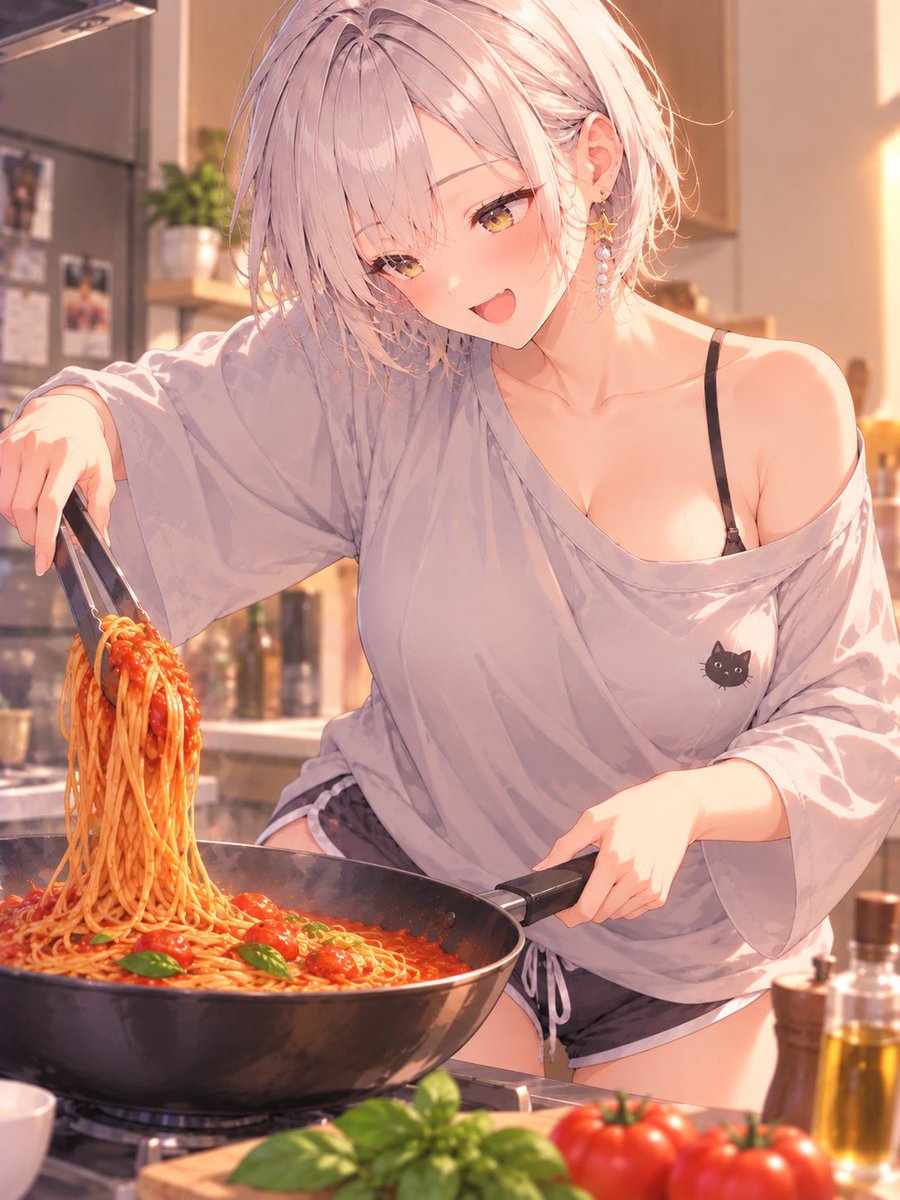 kanatyan_ai's tweet photo. 蜜原かな / Kanata Mitsuhara
オリジナル / Original

好きなパスタを作るかな。

SFW illustration, no nudity.
#蜜原かな #AIart #オリジナル https://t.co/6yYOv7dJ5g
