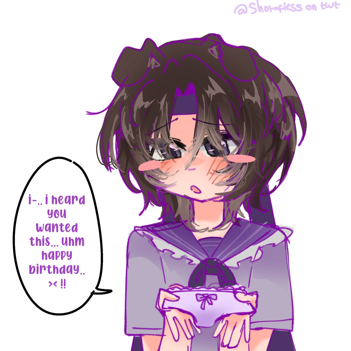 Shotafiess's tweet photo. POV: little ☯️ gives you his panties for your birthday https://t.co/KkJvcJgrgu