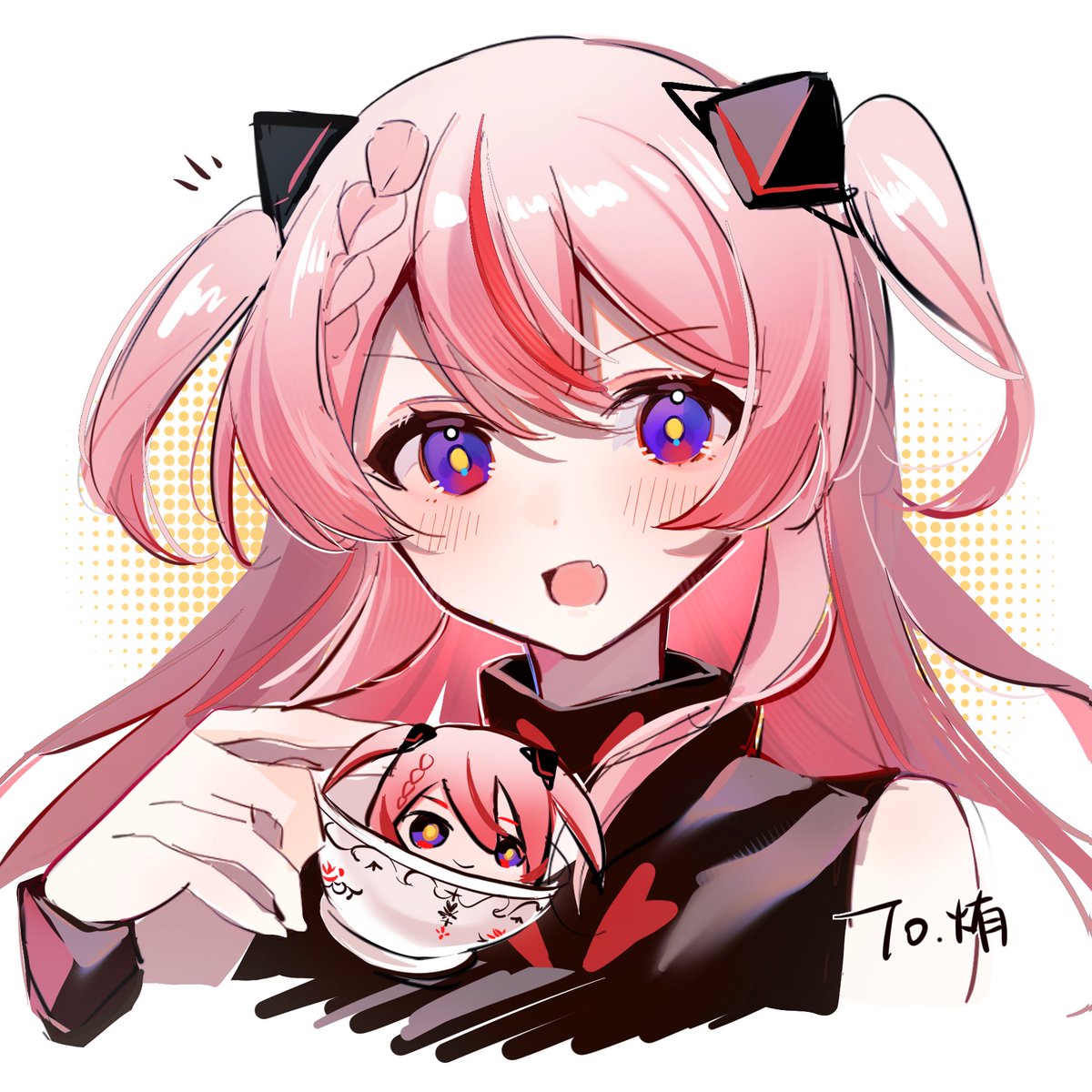 ZGzz0429's tweet photo. 友達@suikakahiが烠に描いてくれた絵🎨
大好き…🐱❤️❤️
可比さん、本当に本当にありがとうございます🥹🫶

#御莉姫美術部 https://t.co/MAFp5RHJHQ