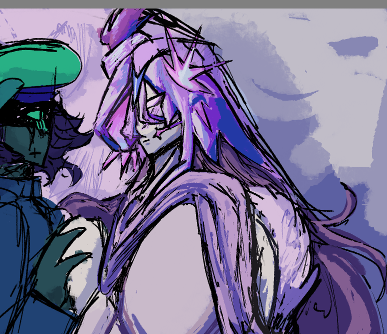LullyPot's tweet photo. illumina's hair kinda looks like hard candy https://t.co/NraCHro9gE