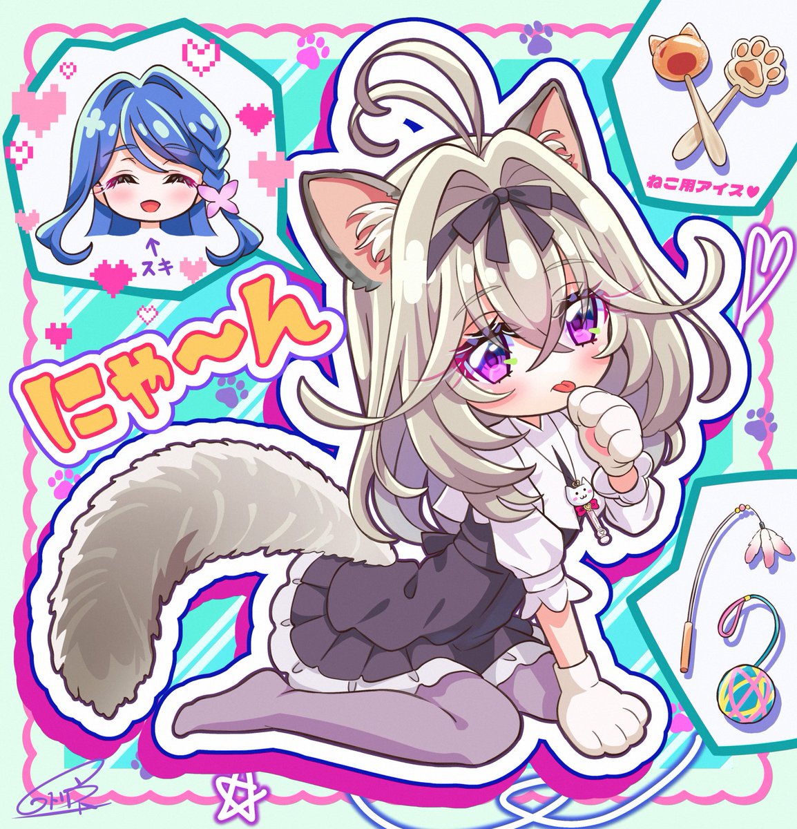 kotorine_iro's tweet photo. 『 🐈猫るるかちゃん🐈 』

・ラグドール種

・好きな食べ物は「ねこ用アイス」

・クールだけど甘えんぼで、気付くといつもそばにいる

・くれあのお膝で寝るのが大好き❤️

#precure #たんプリ https://t.co/E1s0kKomsh