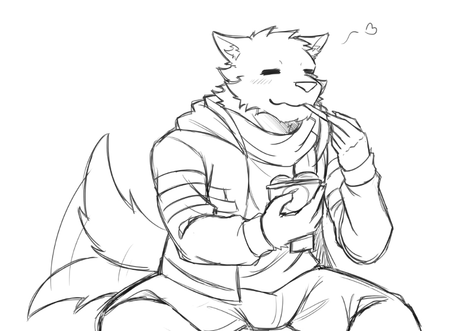 ChillWolf2912's tweet photo. Relaxing with ice cream🍨 https://t.co/S3kyXOzA6D