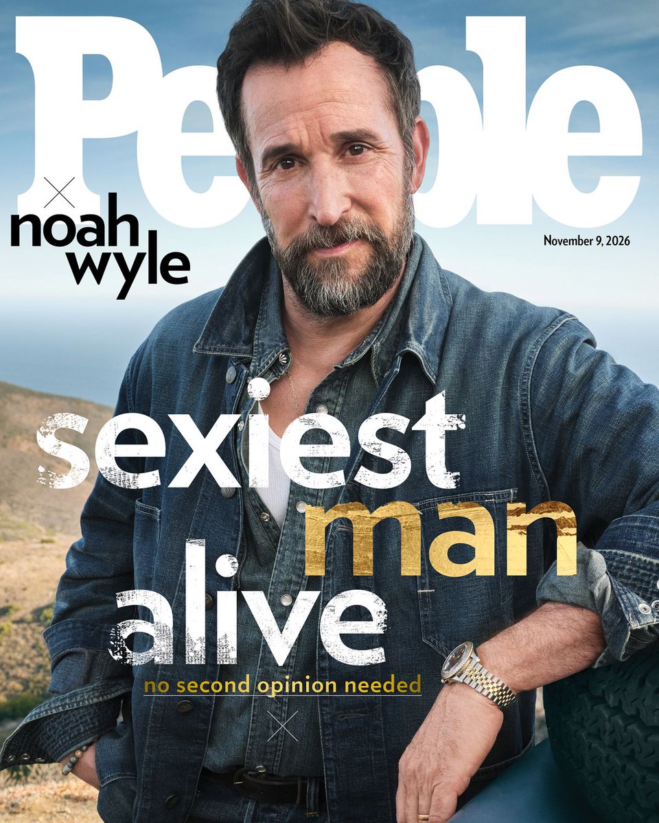 CINEMA505's tweet photo. Noah Wyle foi eleito o homem mais sexy do mundo em 2026 pela People. https://t.co/o9NOlgs158