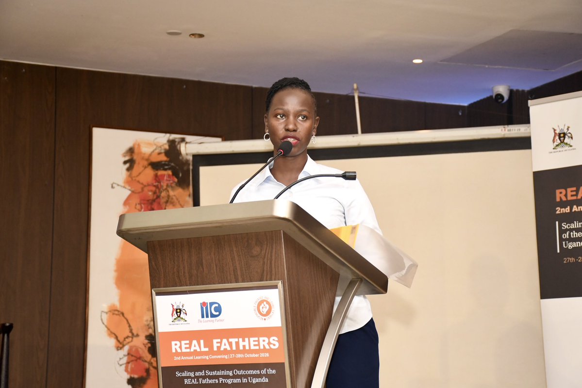 MercyLakiskis's tweet photo. It was a distinct honour to officiate at the 2nd Annual Real Fathers Learning Convening, held under the noble theme, “Scaling and Sustaining Outcomes of the Real Fathers Programme in Uganda.”

This high-level convening served as a pivotal platform to deliberate on our progress, harness shared insights, and reinforce strategic partnerships dedicated to advancing responsible fatherhood, positive parenting, gender equality, and holistic child and family wellbeing across the nation.

Sustaining the transformative impact of the Real Fathers Programme requires our unwavering commitment, institutional alignment, and collective action. Together, we remain steadfast in ensuring that fathers across Uganda are fully empowered to play an active, meaningful role in nurturing resilient children and building stronger, healthier families.