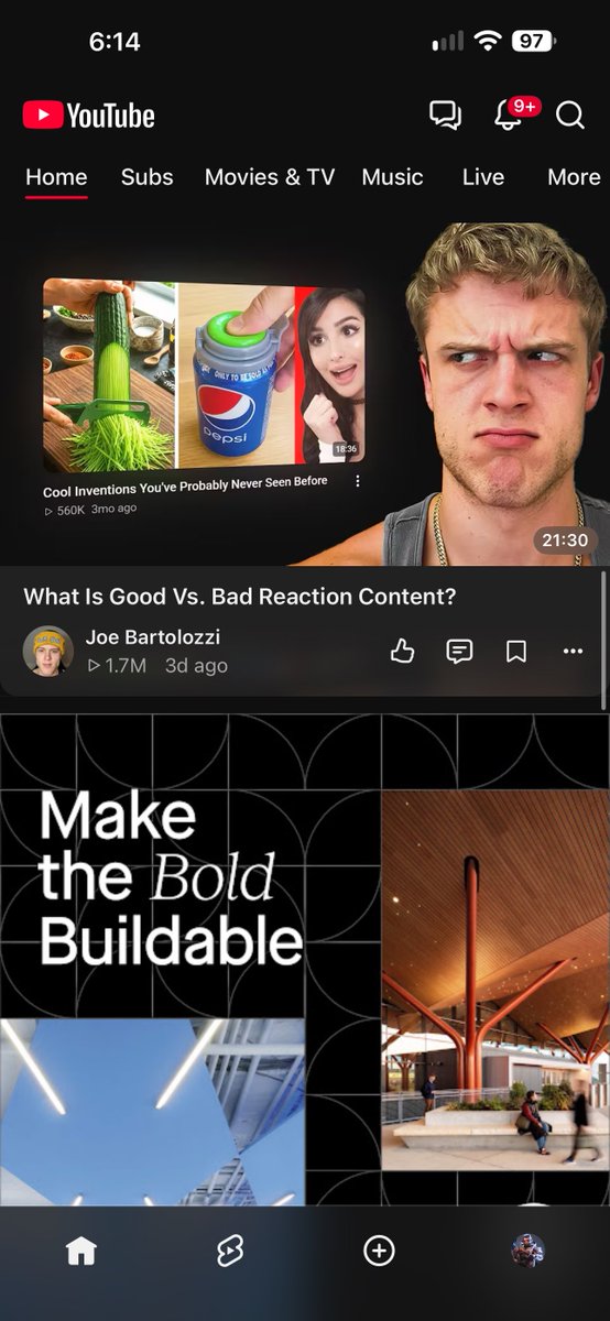 desuk_halo's tweet photo. What the hell did they do to my YouTube homepage 🫩🫩🫩 https://t.co/1ZqlqYCamX