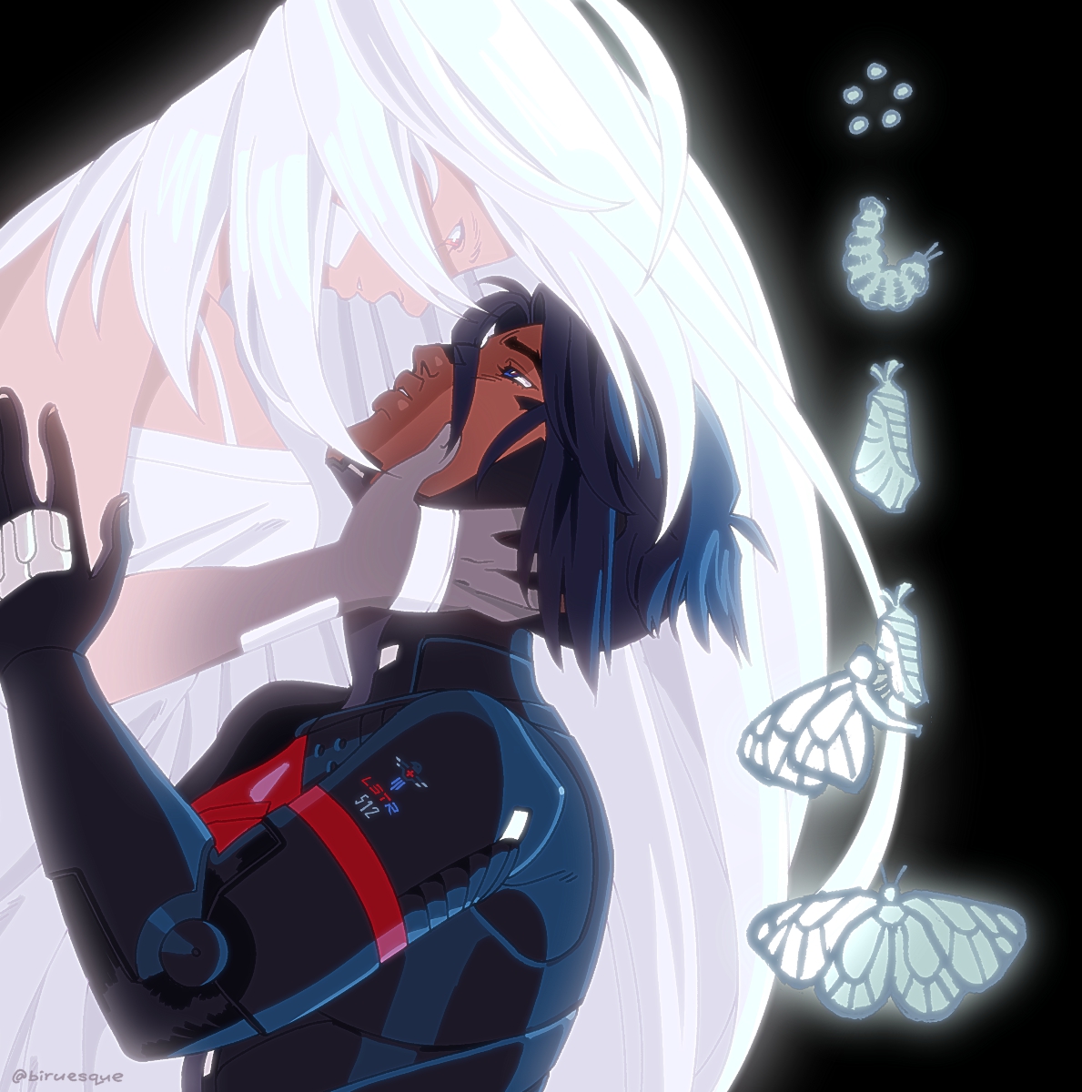 biruesque's tweet photo. happy #SIGNALIS 4th anniversary 🦋 https://t.co/20zWGZoS27