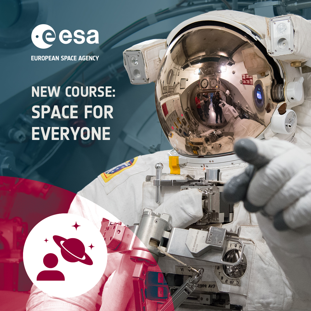 portugalspace's tweet photo. 🎓 🪐 O Space for Everyone, o novo curso online da @esa, oferece uma introdução acessível a diversas áreas do setor espacial de forma gratuita e aberta a todos, não exigindo conhecimentos prévios. 

https://t.co/cutlxmnbjI

📸: ESA - NASA/JSC - L. Harnett https://t.co/FnMiMQU3cj