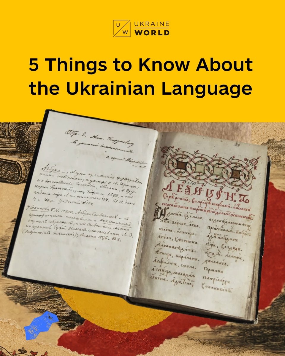 ukraine_world's tweet photo. ✍️ Today, Ukraine marks the Day of Ukrainian Language and Writing.

On this day, Ukrainians celebrate the rich history and uniqueness of the Ukrainian language.

UkraineWorld has gathered five things to know about the Ukrainian language.

1/4 https://t.co/NjkIYhfUaY