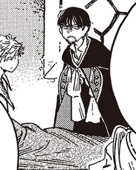 wasaabee_v's tweet photo. Lord Beldaruit, one of the Three Wises, one the Greatest Witches alive today, father of Qifrey and father-in-law of Olruggio. These are how his sons look at him when he shows up in their doorstep unexpectedly 
#qiolru #orufrey https://t.co/asPgdZXJR5