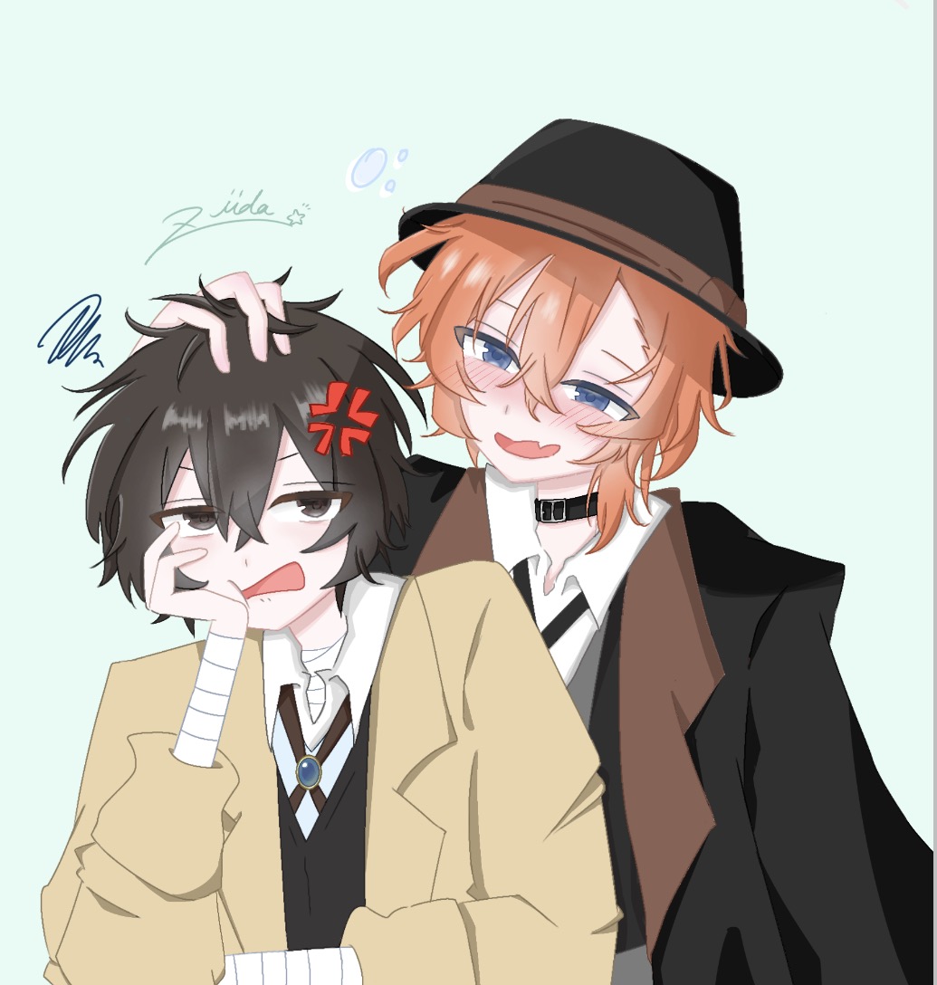 whohelpme4's tweet photo. 微腐⚠️
酔っ払い🎩とシラフ🤕
#BSD
#文スト https://t.co/uu9byEgK1D