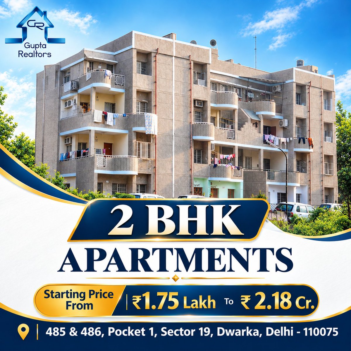 GuptaRealtors's tweet photo. Your Perfect 2 BHK Home Awaits in Dwarka!

Experience the perfect blend of comfort, space, and convenience with 2 BHK Apartments in Dwarka. Find a home that suits your lifestyle and brings you closer to everything that matters. 

#GuptaRealtors #2BHK #DwarkaProperty #FlatsForSale https://t.co/6LvAeft5Rl