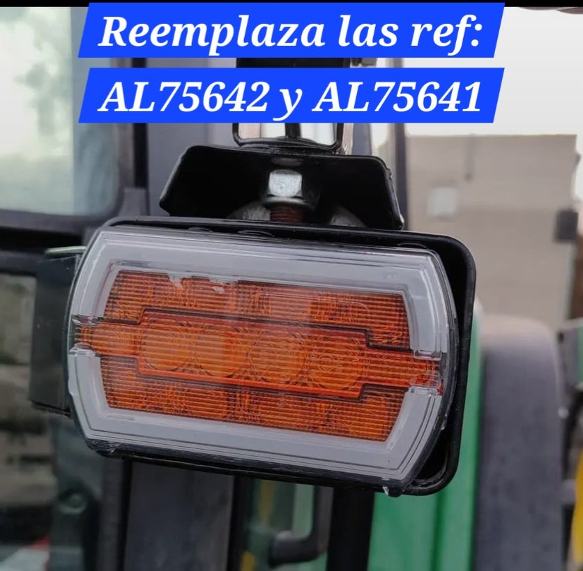 juan_ciervo's tweet photo. Piloto delantero #led de posicion e intermitente Adaptable a los #tractores #Johndeere. Es necesario realizar 2 agujeros nuevos para fijar el piloto. En modelos modernos es necesario resistencias + 8 €
Tfn: 630291517
Precio 79 € la pareja envío incluido https://t.co/K7g0O6sJQx