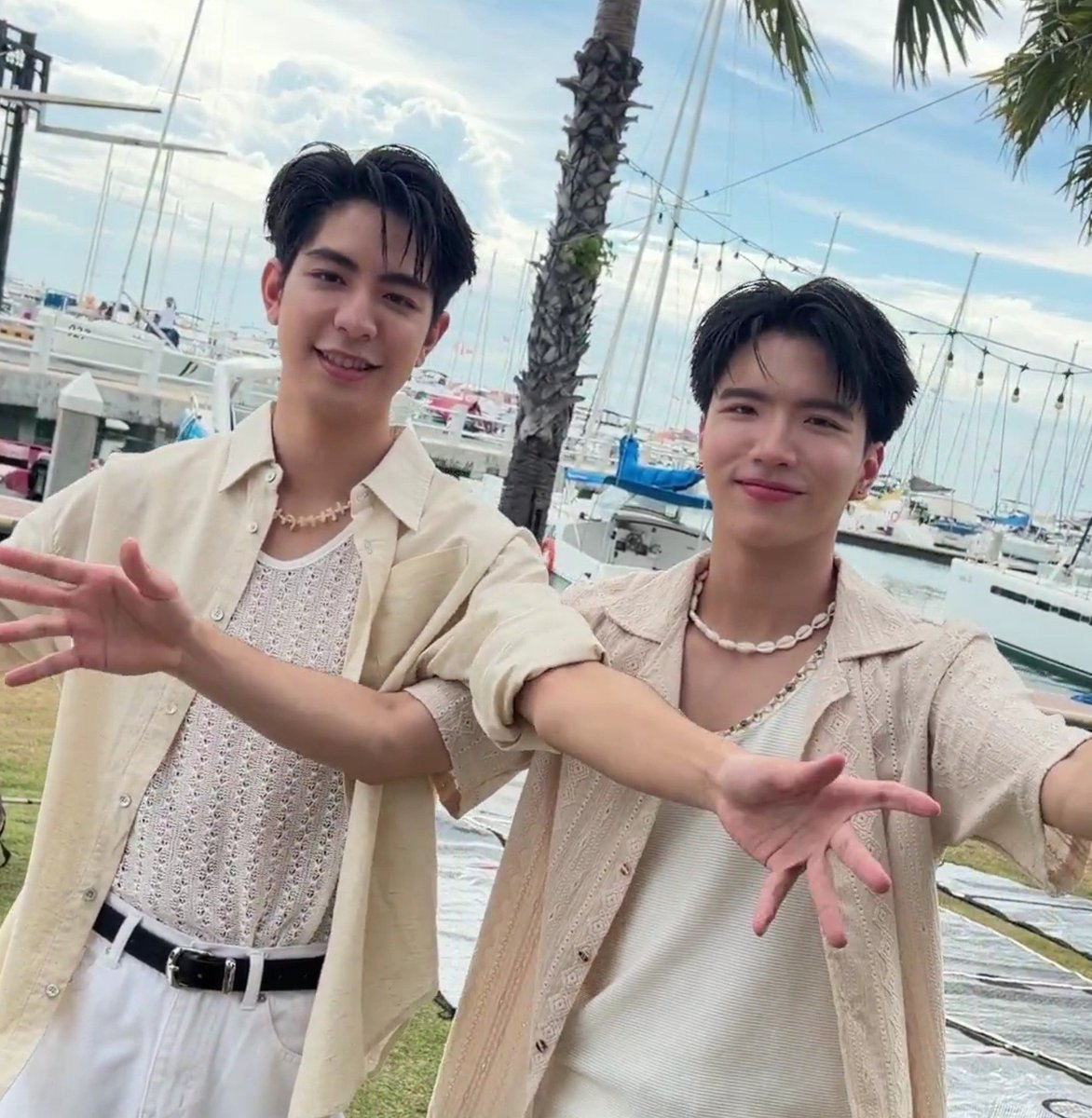 priimika's tweet photo. Seakeen using  unreleased photos from the honeymoon and vlog date
(Photos they took of each other) 
#seakeen #sea_ta_lay #keenkeno 
#GMMTVNEXT https://t.co/InVDmuawDi